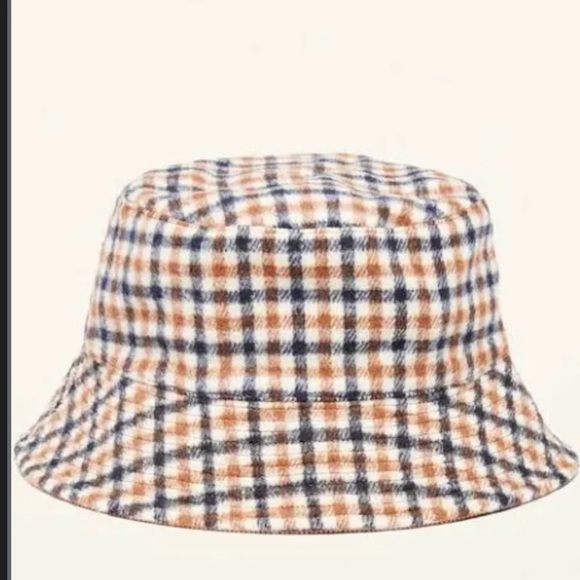 Old Navy NWT Reversible Brown Plaid/Corduroy Bucket Hat Size Large-X-Large - Picture 1 of 3